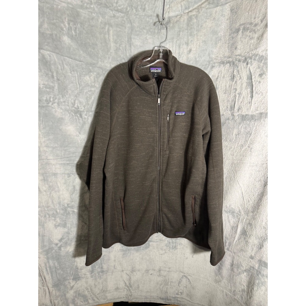 Patagonia Better Sweater Full Zip Jacket Mens XXL Brown Fleece